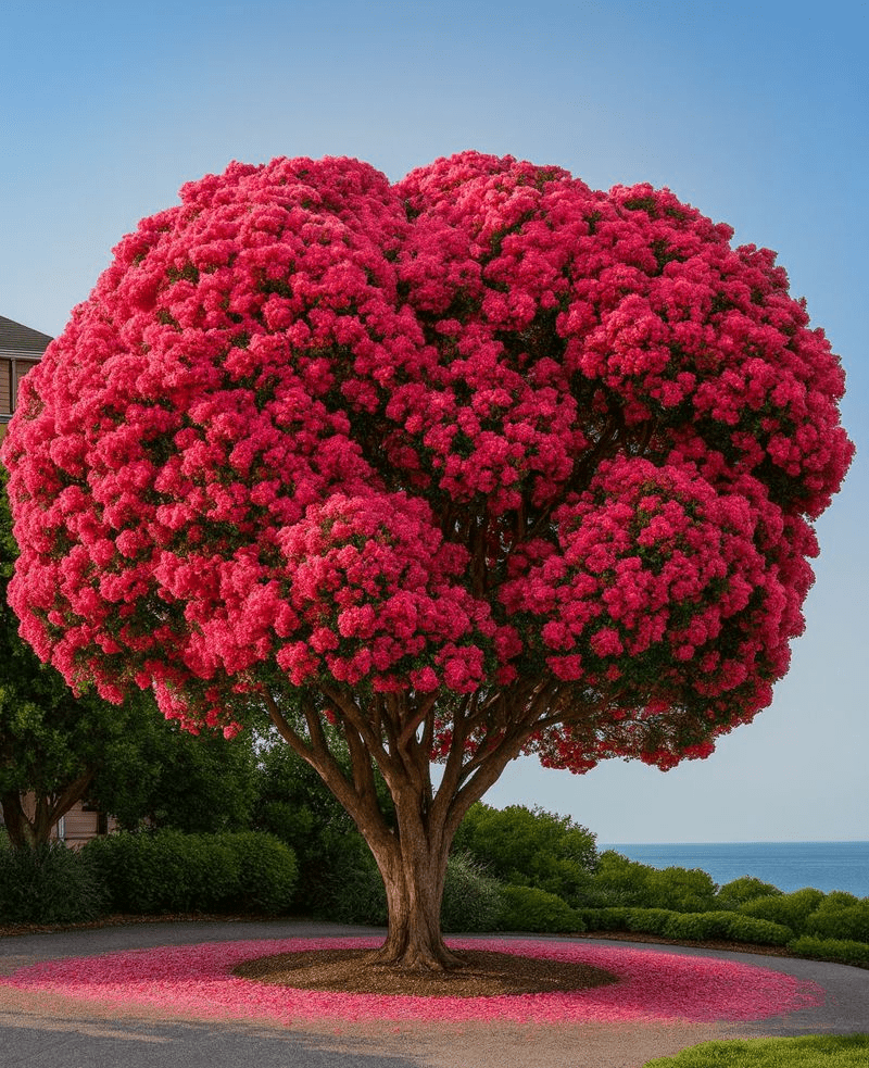 Árboles de flores rojas - El Nou Garden Árboles de flores rojas - El Nou Garden