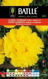 Clavel Chabaud doble Amarillo - Dianthus caryophyllus - Semillas - Batlle - El Nou Garden